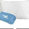 MyPillow MultiUse Travel Pillow Compact Pillow for OnTheGo Comfort and Sleeping Portable Compact Washable Pillow for Adult and Kids Neck Support Flagstone