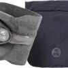 trtl Pillow Scientifically Proven Super Soft Neck Support Travel Pillow Machine Washable Grey