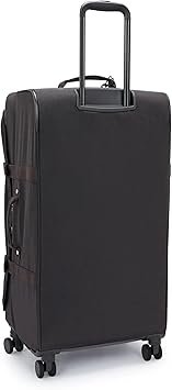 Kipling Spontaneous Softside Spinner Wheel Luggage Integrated TSA Accepted Lock Black Noir CheckedLargeKI4193