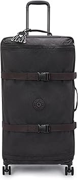 Kipling Spontaneous Softside Spinner Wheel Luggage Integrated TSA Accepted Lock Black Noir CheckedLargeKI4193