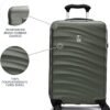 Travelpro Maxlite Air V2 Hardside Expandable Carry on Luggage 8 Spinner Wheels Lightweight Hard Shell Suitcase TSA lock Slate Green Carry On 21Inch