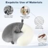 Travel Pillow 100 Pure Memory Foam Neck Pillow Airplane for TravelingCar TrainNappingTravelingWashable Cover Grey