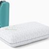 Vaverto Small Memory Foam Bed Pillow for Camping Compressible Medium Firm Breathable Cover Machine Washable Ideal Backpacking