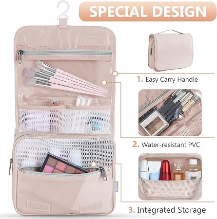 10 Set8 Set Packing Cubes for Travel Gifts for Women MomAntiTearing Suitcase Organizer for Luggage with Shoe Hanging Toiletry BagOlarHike Vacation Essentials Accessories for Cruise ShipCream