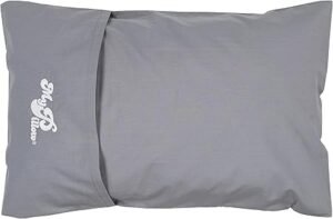 MyPillow MultiUse Travel Pillow Compact Pillow for OnTheGo Comfort and Sleeping Portable Compact Washable Pillow for Adult and Kids Neck Support Flagstone