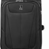 Travelpro Maxlite 5 Softside Expandable Luggage with 4 Spinner Wheels Lightweight Suitcase Men and Women Black Compact Carryon 20Inch
